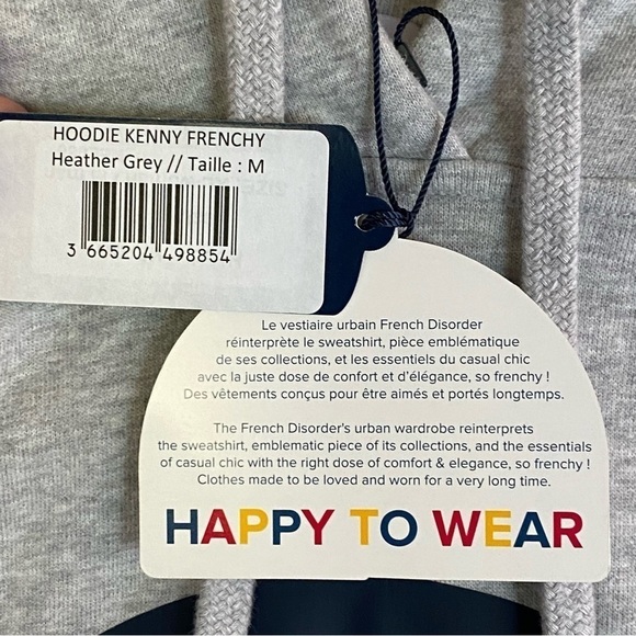 NEW French Disorder Kenny Frenchy Rainbow Hoodie Sweatshirt Size XL NWT - Picture 4 of 9